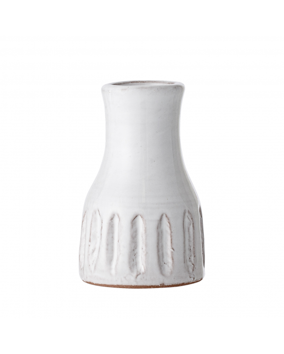 Vase blanc terracotta