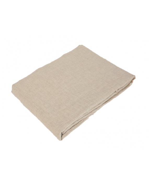 Drap housse en lin naturel