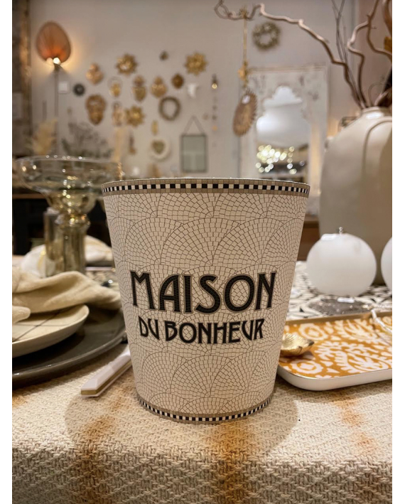 Bougie "Maison du bonheur"