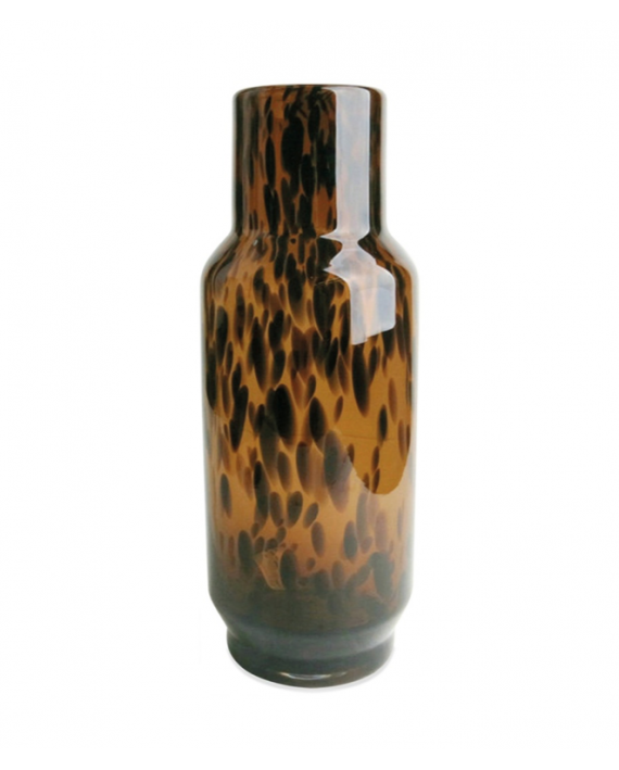 Vase ovale léopard