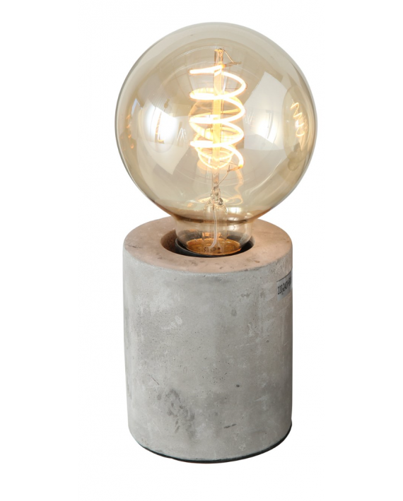 Lampe bêton cylindrique