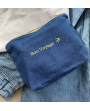 Trousse de toilette denim