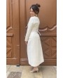 Robe 2 pièces écru