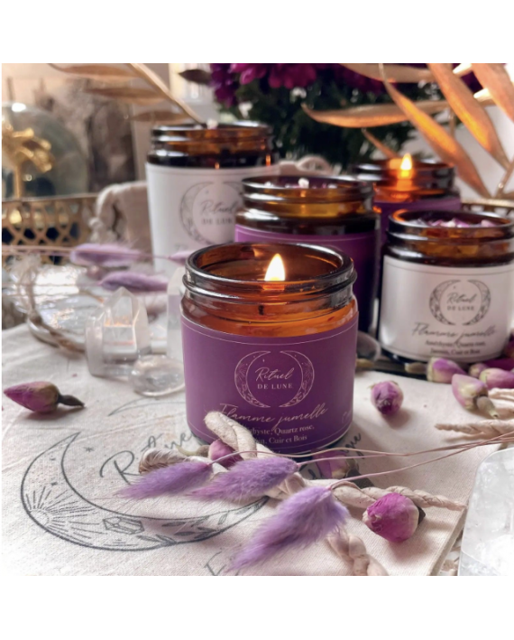 Bougie Flamme jumelle 120ml