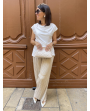 Top clara blanc