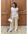 Top clara blanc