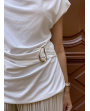 Top clara blanc