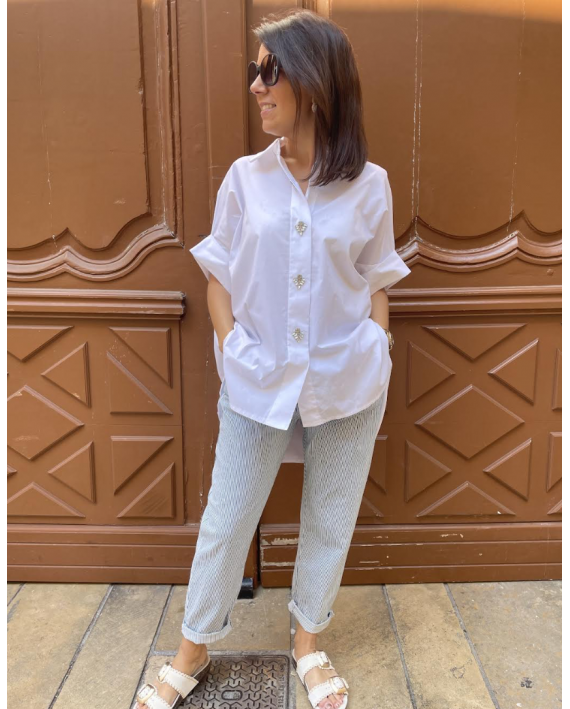 Pantalon chloé bleu