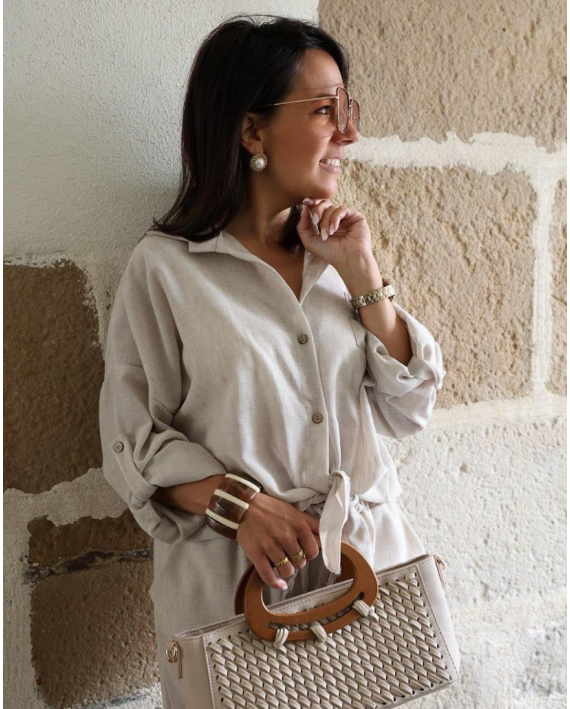 Chemise Lisa beige