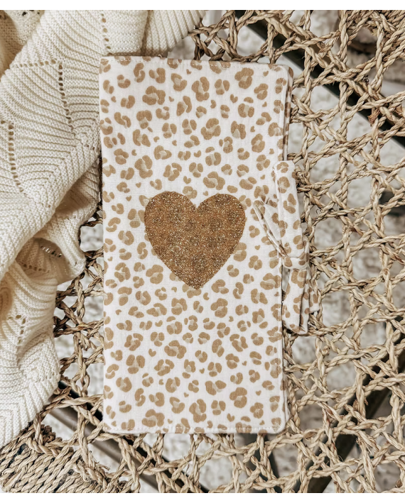 Protège livret de famille coeur