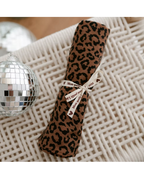 Petit foulard leopard