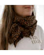 Grand foulard leopard