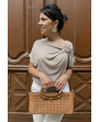 Top clara camel clair