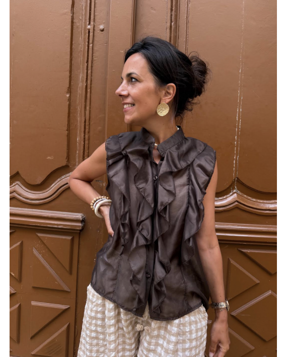 Haut clara marron
