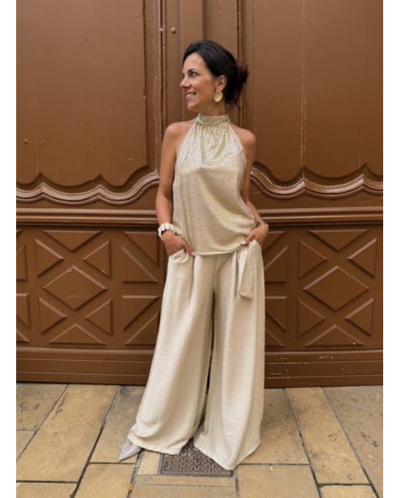 Pantalon sofia beige