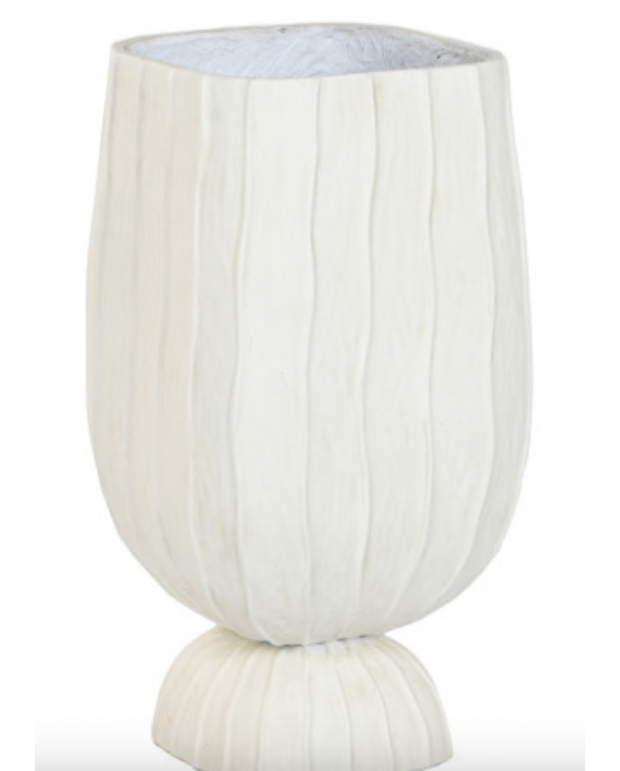 Support pot de fleurs en fibre 32X32X60 cm