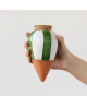 Olla - Rayé vert et blanc