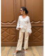 Pantalon à coeurs