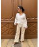 Pantalon à coeurs