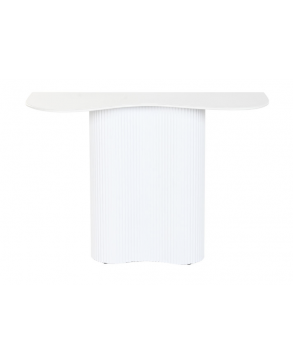 Console métal blanc