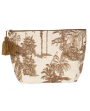 Pochette Mocoa camel + écru