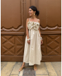 Robe marylou beige