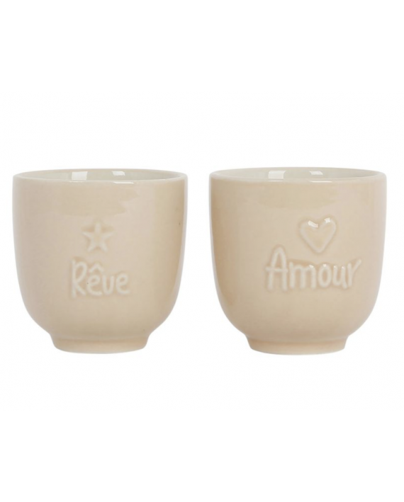 Gobelet "Rêve" Beige