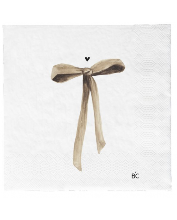 Serviettes en papier noeud