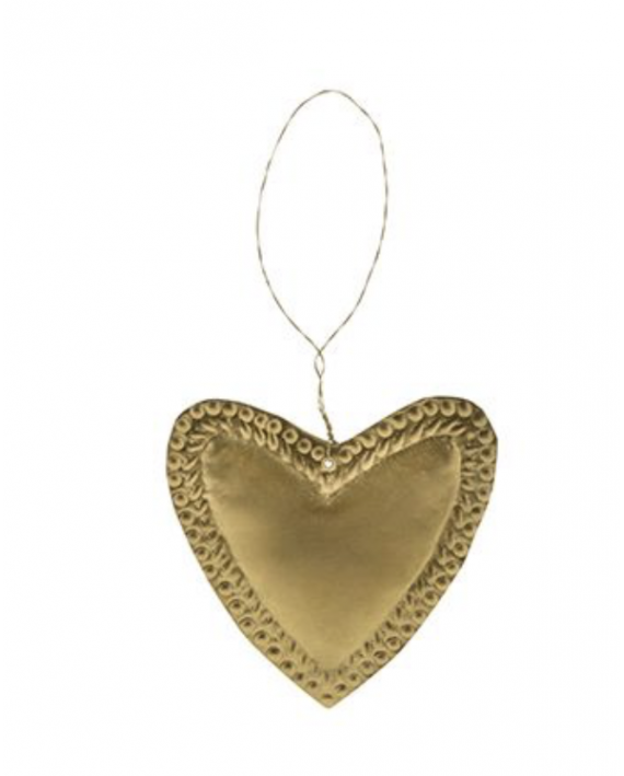 Petit coeur en laiton