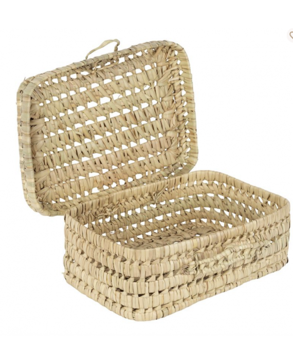 Petit panier/Valisette feuille de palmier