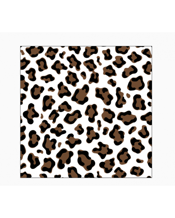 Serviette en papier leopard