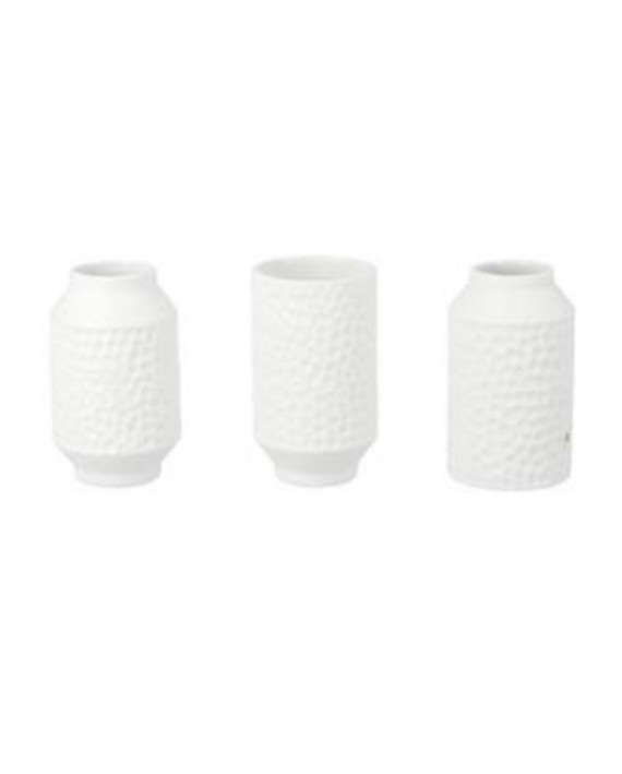 Lot de 3 minis vases en porcelaine