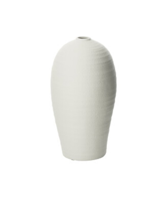 Vase Creta Argile Blanc