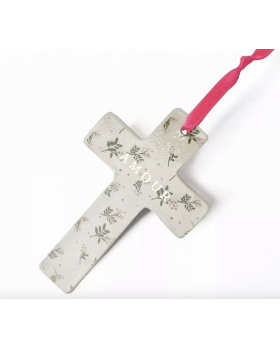 Croix amour - bijou mural