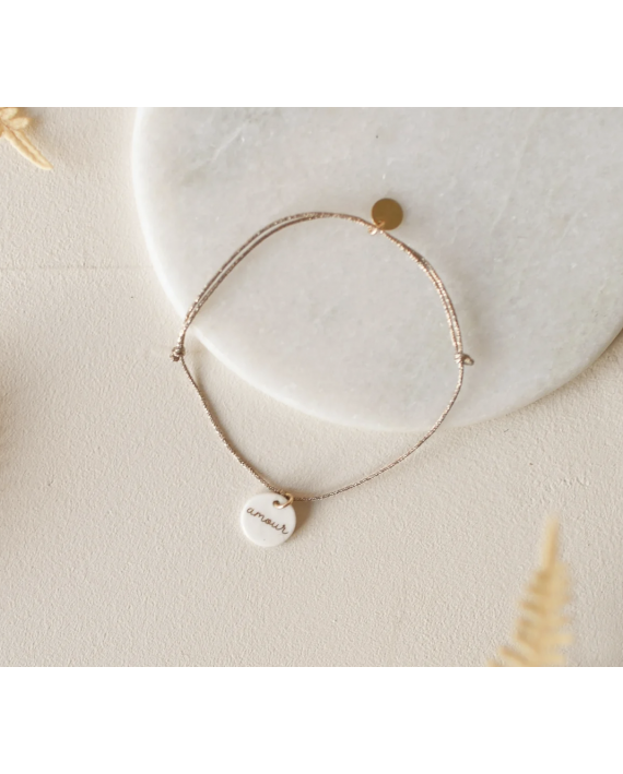 Bracelet Médaillon Amour