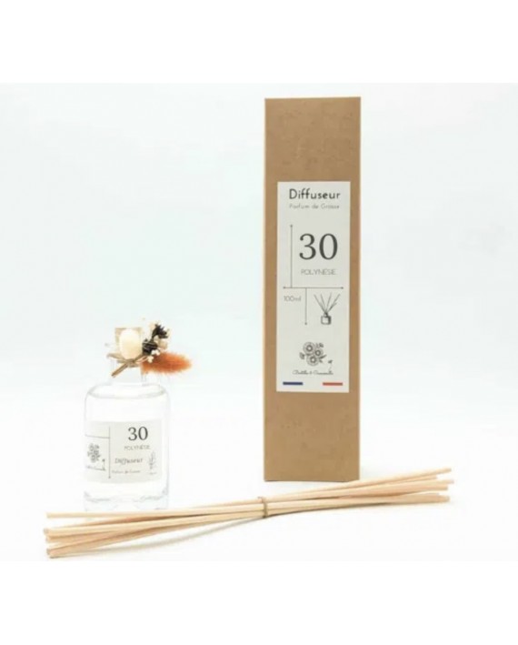 Diffuseur de parfum en verre "polynesie" 100ml