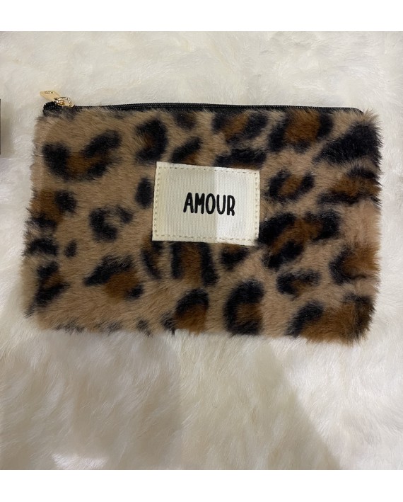 pochette "Amour" Léopard