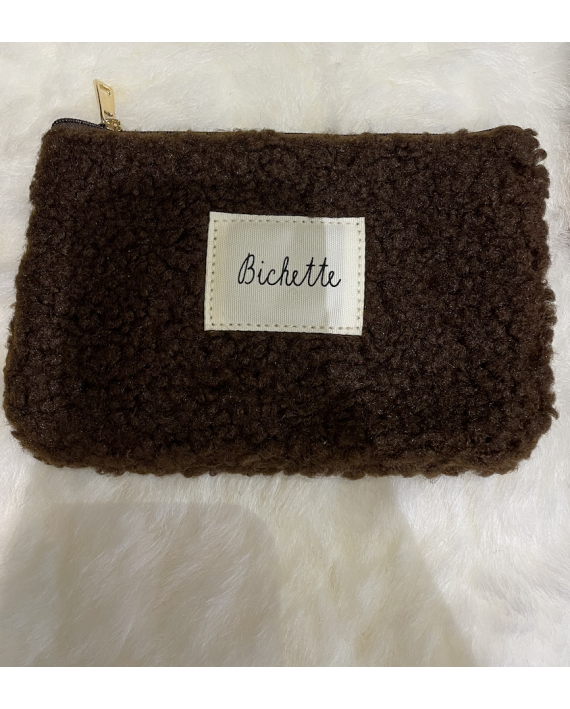 pochette "Bichette" chocolat