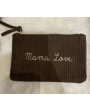 pochette "Mama love" chocolat