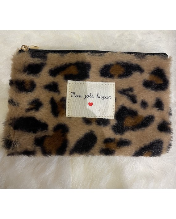 pochette "Mon joli bazar" léopard