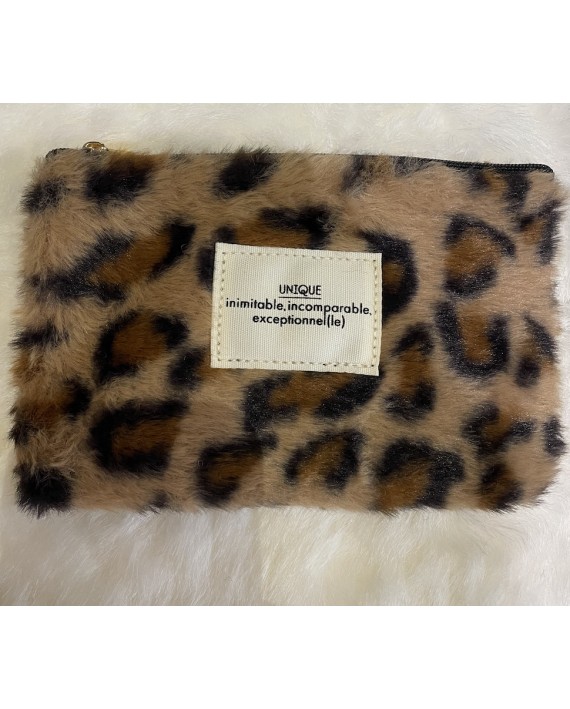 pochette "Unique" Léopard