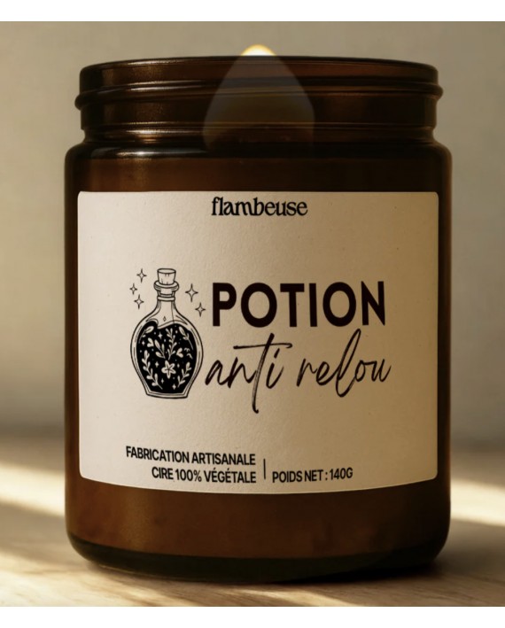 Bougie "Potion anti relou"