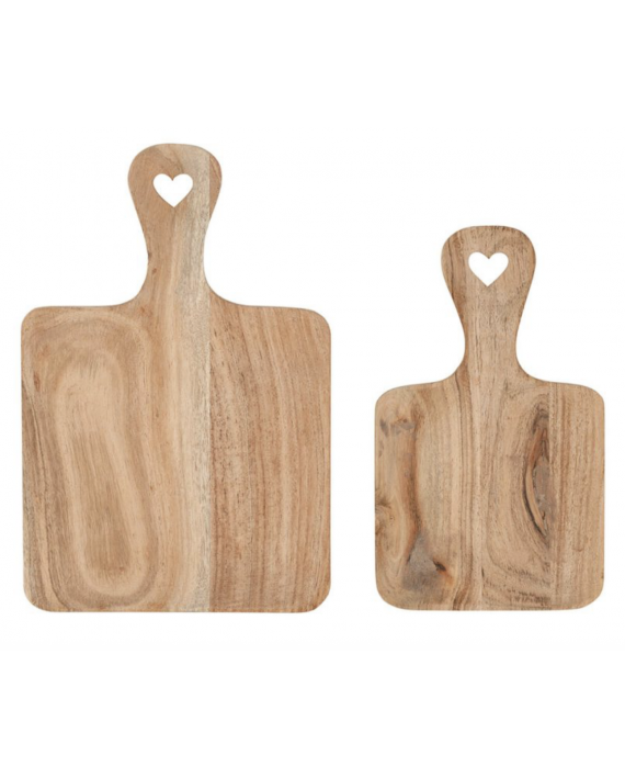 Petite planche à découper coeur