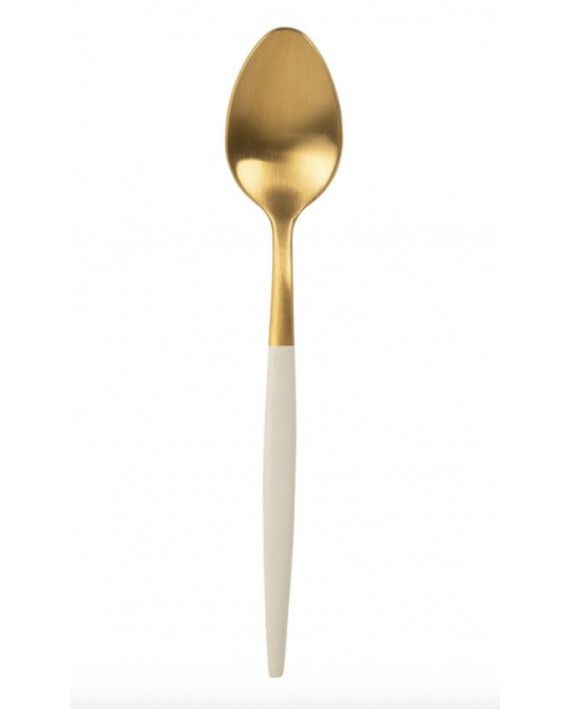 cuillère à café barisa ivoire + doré