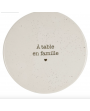 Dessous de plat "A table en famille"