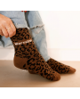 Chaussettes marraine Léopard