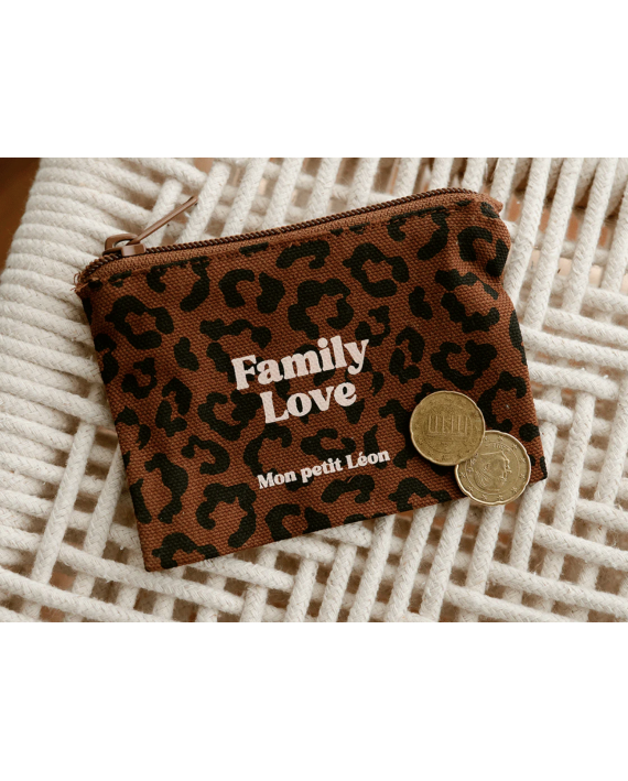 Porte monnaie Léopard - Family Love