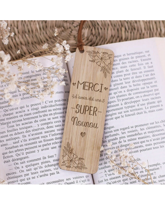 Marque-page - Merci Nounou