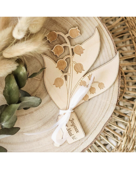 Muguet En Bois - Joyeux 1er Mai