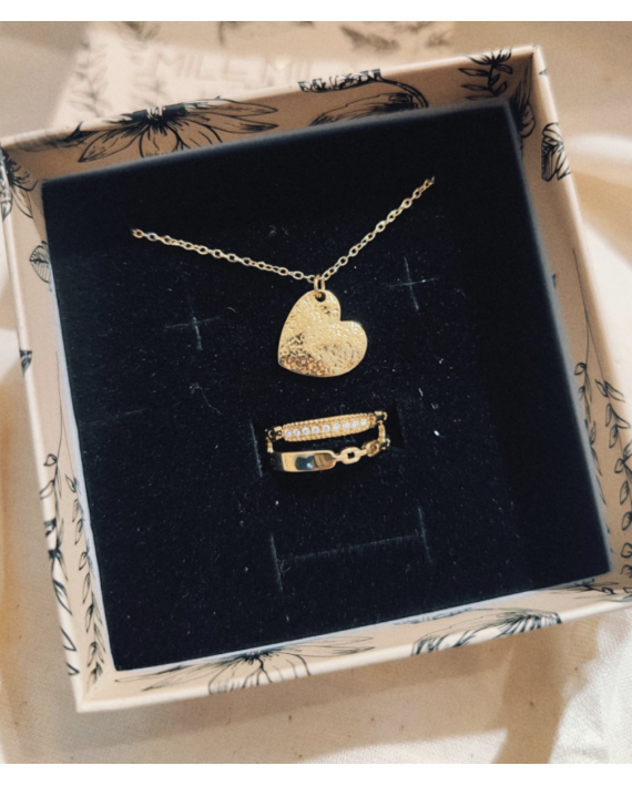 Coffret bijoux coeur spécial st valentin